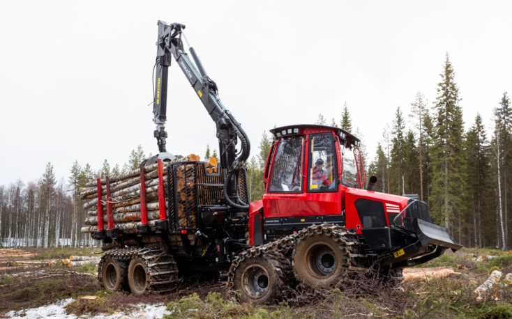 Komatsu plans to grow forestry machine sales in North America and ASEAN
