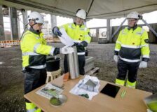 Foundation stone of Metsä Group’s Kemi bioproduct mill laid