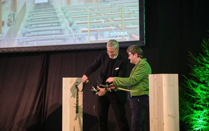 Södra’s new CLT facility inaugurated – tenfold increase in production capacity