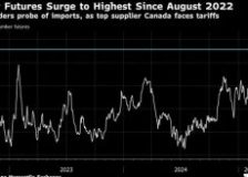 Tariffs send lumber prices to 30-month high